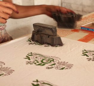 Hand Block Print Saree